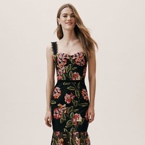cordelia midi dress in multicolor